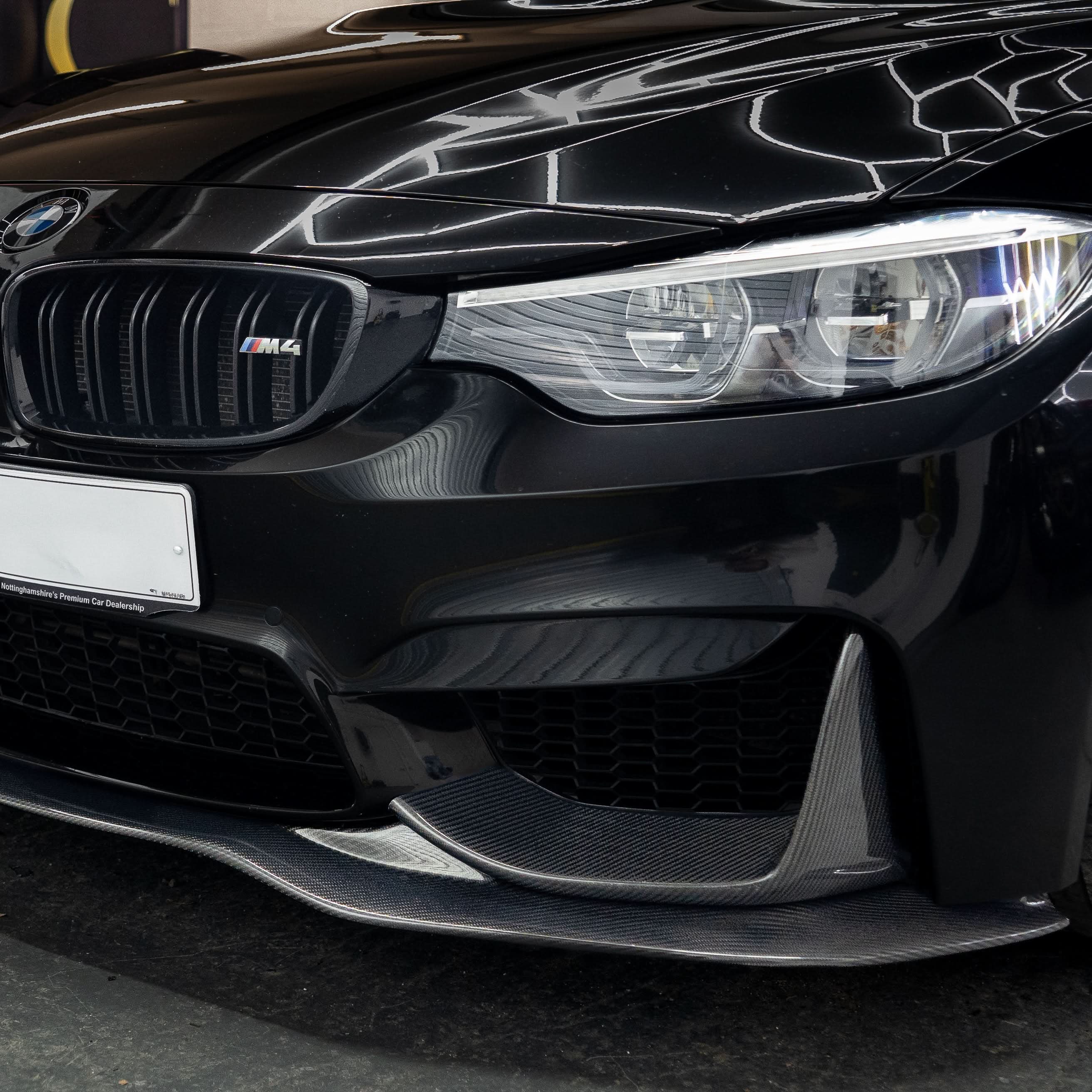 PSM Style Carbon Fibre Front Splitter for BMW F80 M3 F82 F83 M4 14-20 - Carbon Factory