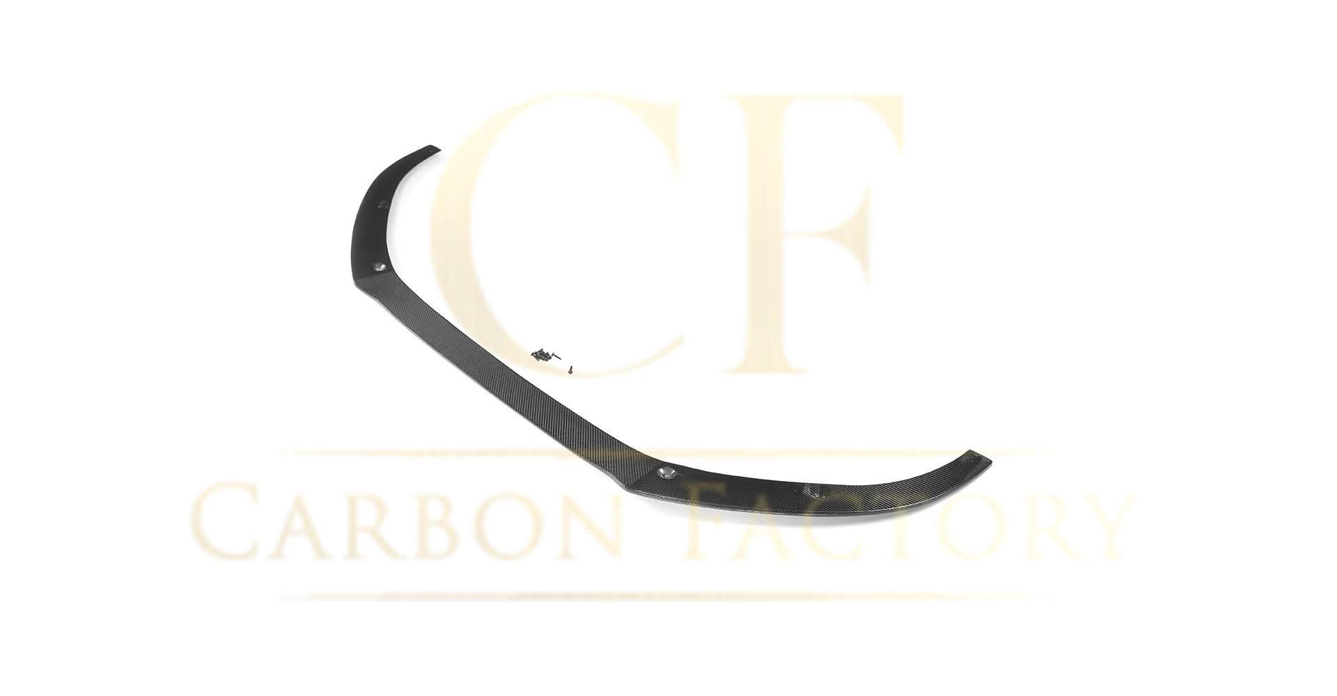 R Style Carbon Fibre Front Splitter for Audi C7.5 A6 S Line & S6 15-18 - Carbon Factory