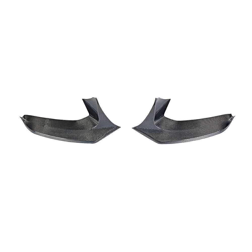 V Style Carbon Fibre Front Bumper Covers for BMW G30 5 Series M Sport 17-20 - Carbon Factory