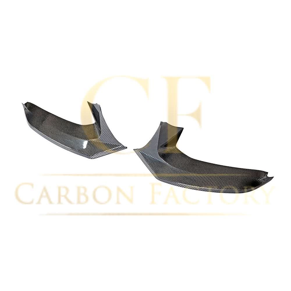 V Style Carbon Fibre Front Bumper Covers for BMW G30 5 Series M Sport 17-20 - Carbon Factory