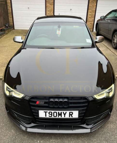 V Style Carbon Fibre Front Splitter for Audi B8.5 S5 A5 S Line 11-16 - Carbon Factory