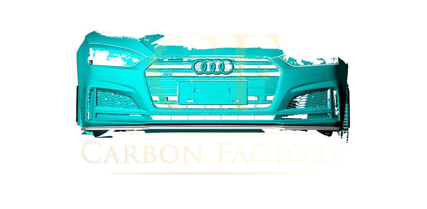 V Style Carbon Fibre Front Splitter for Audi B9 A5 S Line & S5 17-19 - Carbon Factory