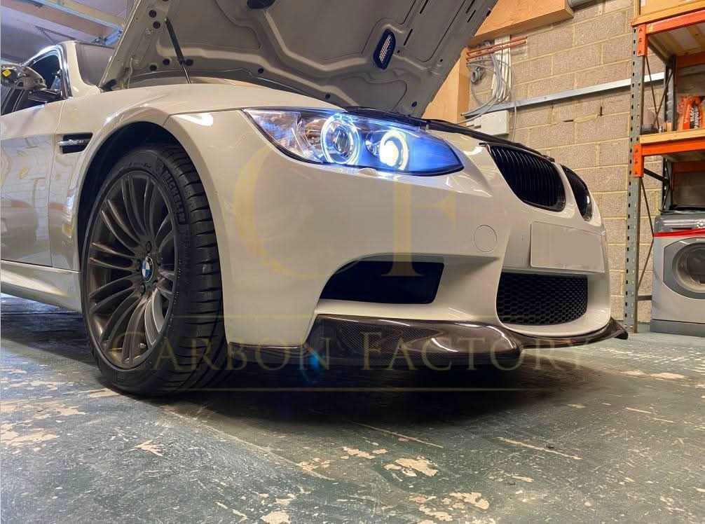V Style Carbon Fibre Front Splitter for BMW E90 E92 E93 M3 07-13 - Carbon Factory