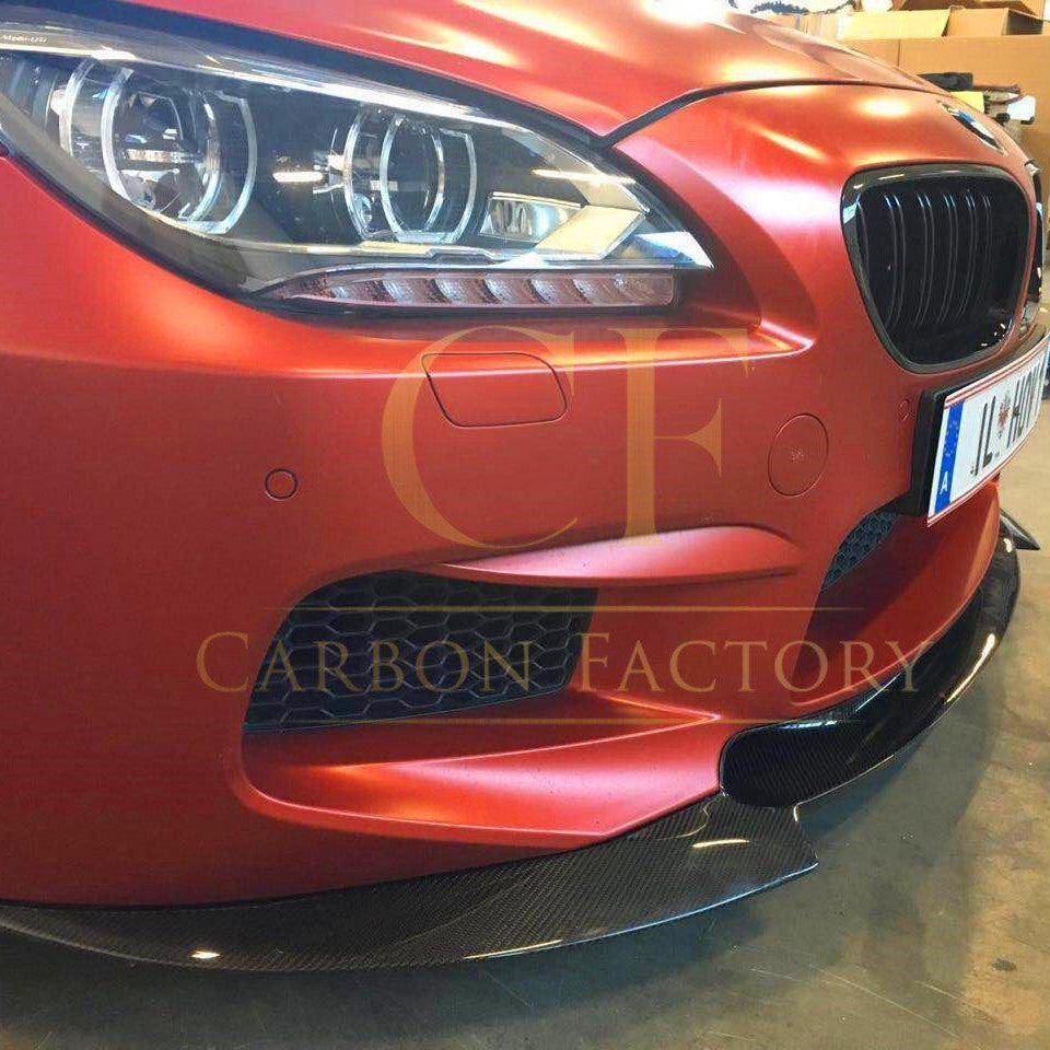 V Style Carbon Fibre Front Splitter for BMW F06 F12 F13 M6 11-18 - Carbon Factory