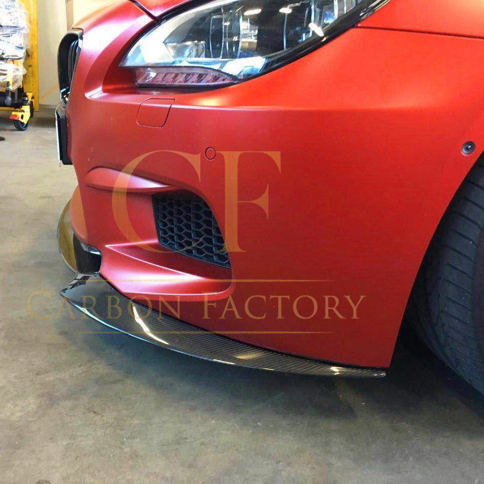 V Style Carbon Fibre Front Splitter for BMW F06 F12 F13 M6 11-18 - Carbon Factory