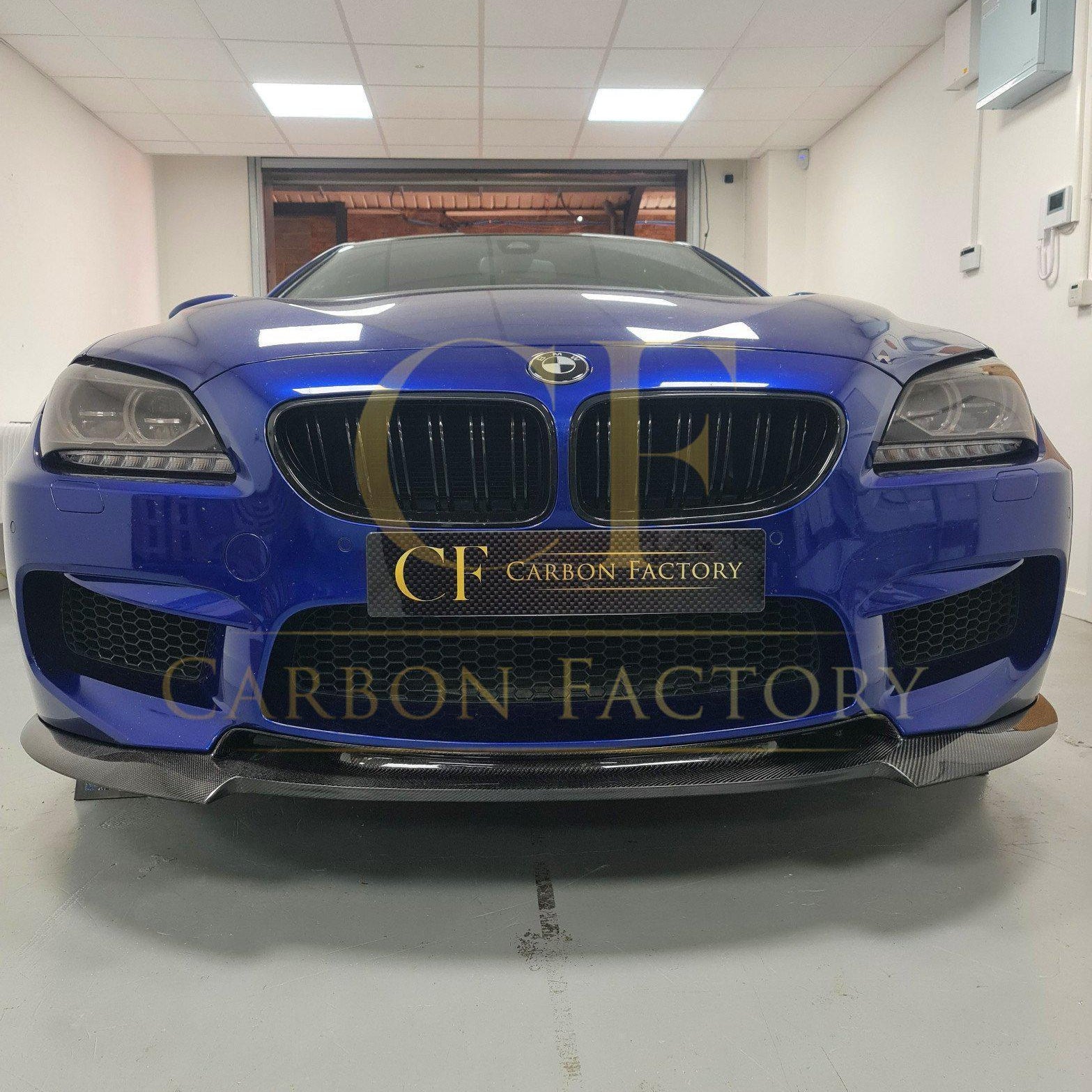 V Style Carbon Fibre Front Splitter for BMW F06 F12 F13 M6 11-18 - Carbon Factory