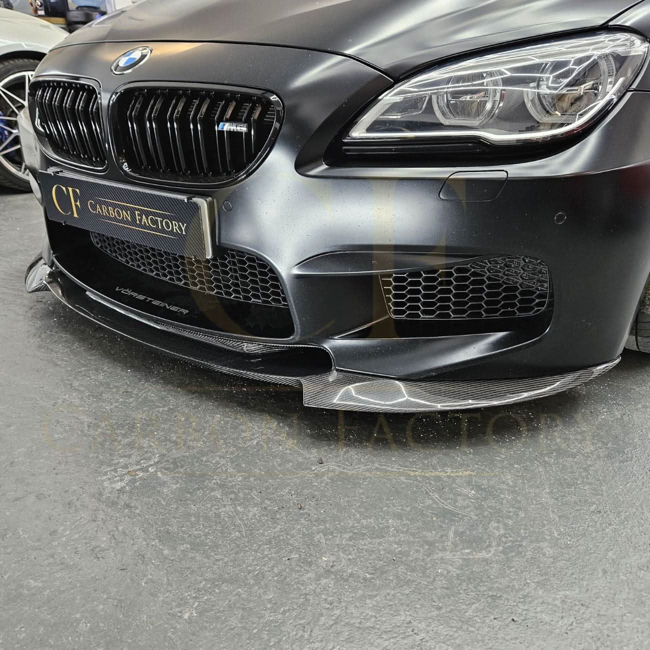 V Style Carbon Fibre Front Splitter for BMW F06 F12 F13 M6 11-18 - Carbon Factory