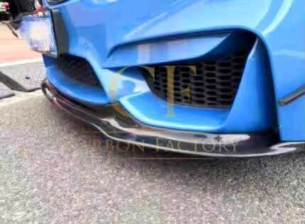 V Style Carbon Fibre Front Splitter for BMW F80 M3 F82 F83 M4 14-20 - Carbon Factory