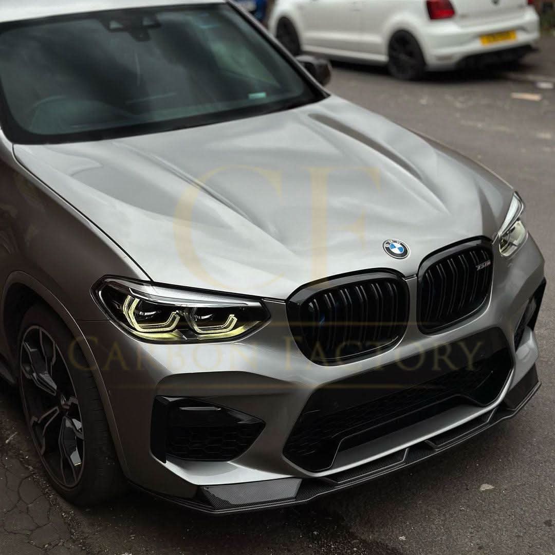 V Style Carbon Fibre Front Splitter for BMW F97 X3M F98 X4M 18-21 - Carbon Factory