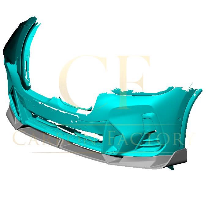 V Style Carbon Fibre Front Splitter for BMW G01 X3 G02 X4 G08 IX3 19-21 - Carbon Factory