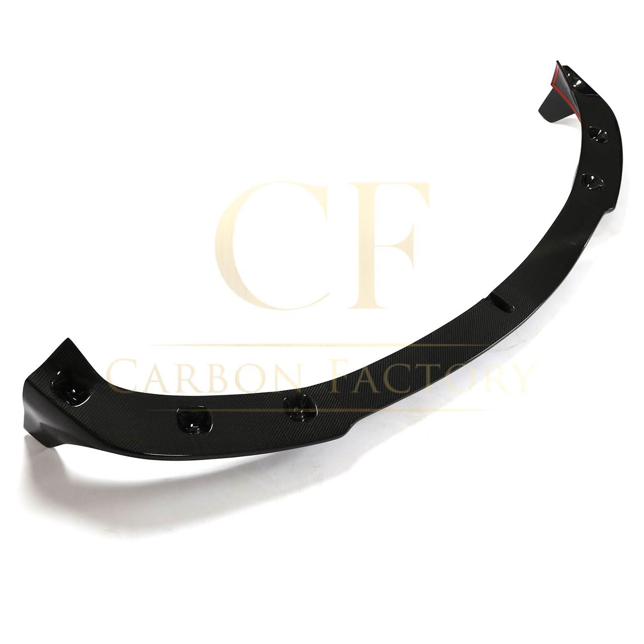 V Style Carbon Fibre Front Splitter for Tesla Model Y 19-23 - Carbon Factory