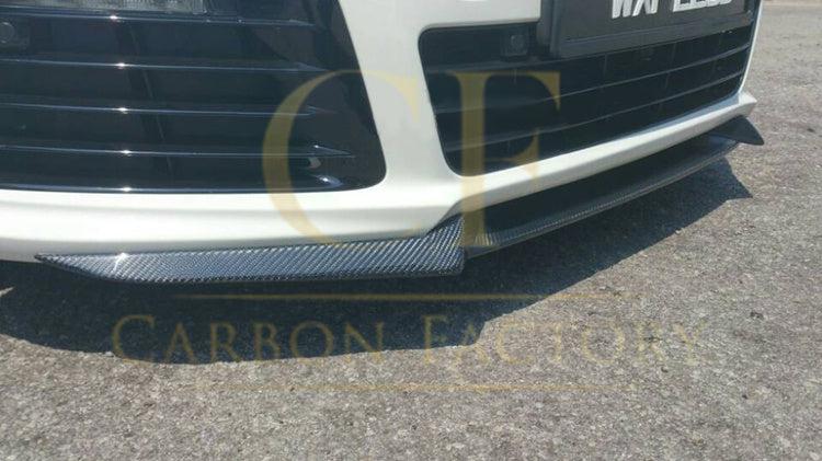 V Style Carbon Fibre Front Splitter for VW Golf MK6 R20 08-13 - Carbon Factory