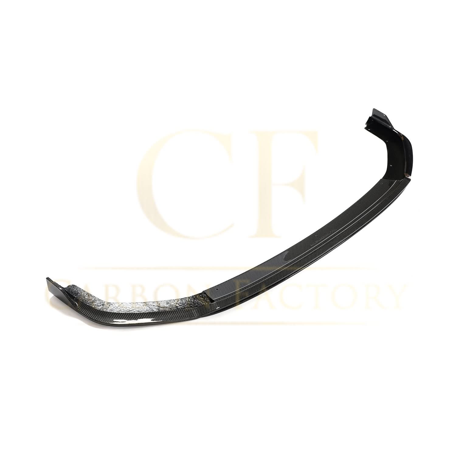 V Style Carbon Fibre Front Splitter for VW Polo MK6 GTI 17-20 - Carbon Factory