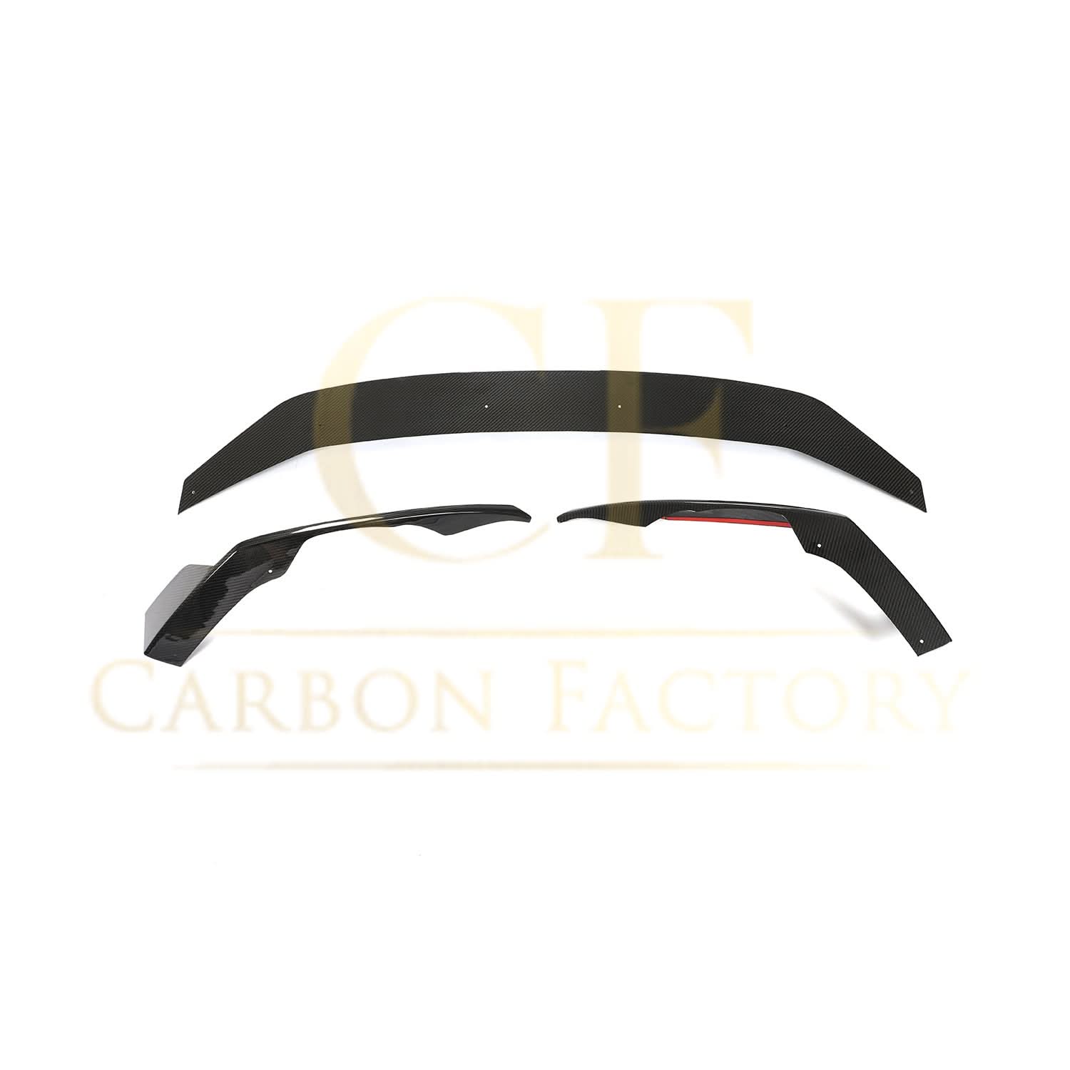 V Style Pre-Preg Carbon Fibre Front Splitter for Audi C8 RS6 19-22 - Carbon Factory
