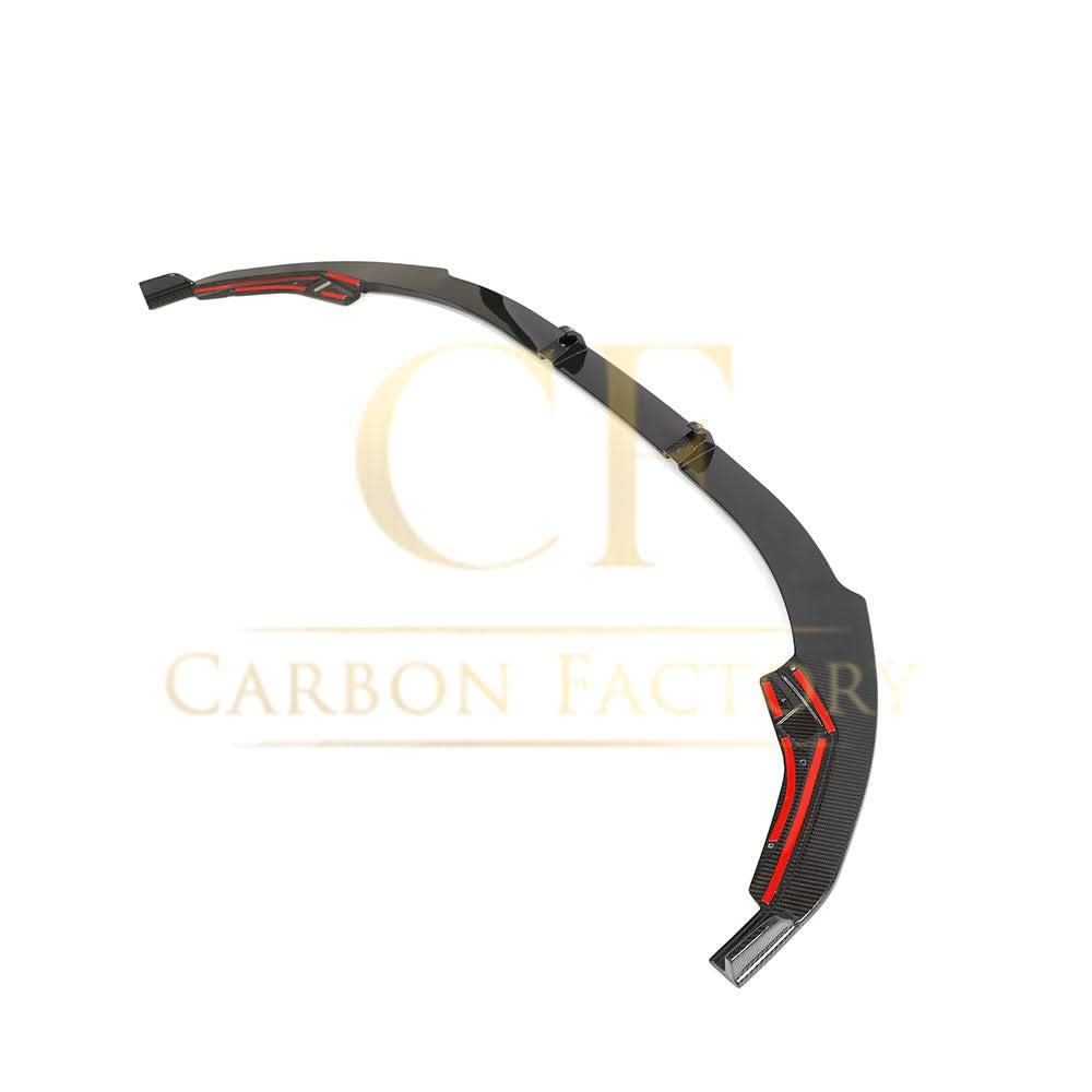 V Style Pre-Preg Carbon Fibre Front Splitter for Audi S3 Saloon 21-Present - Carbon Factory