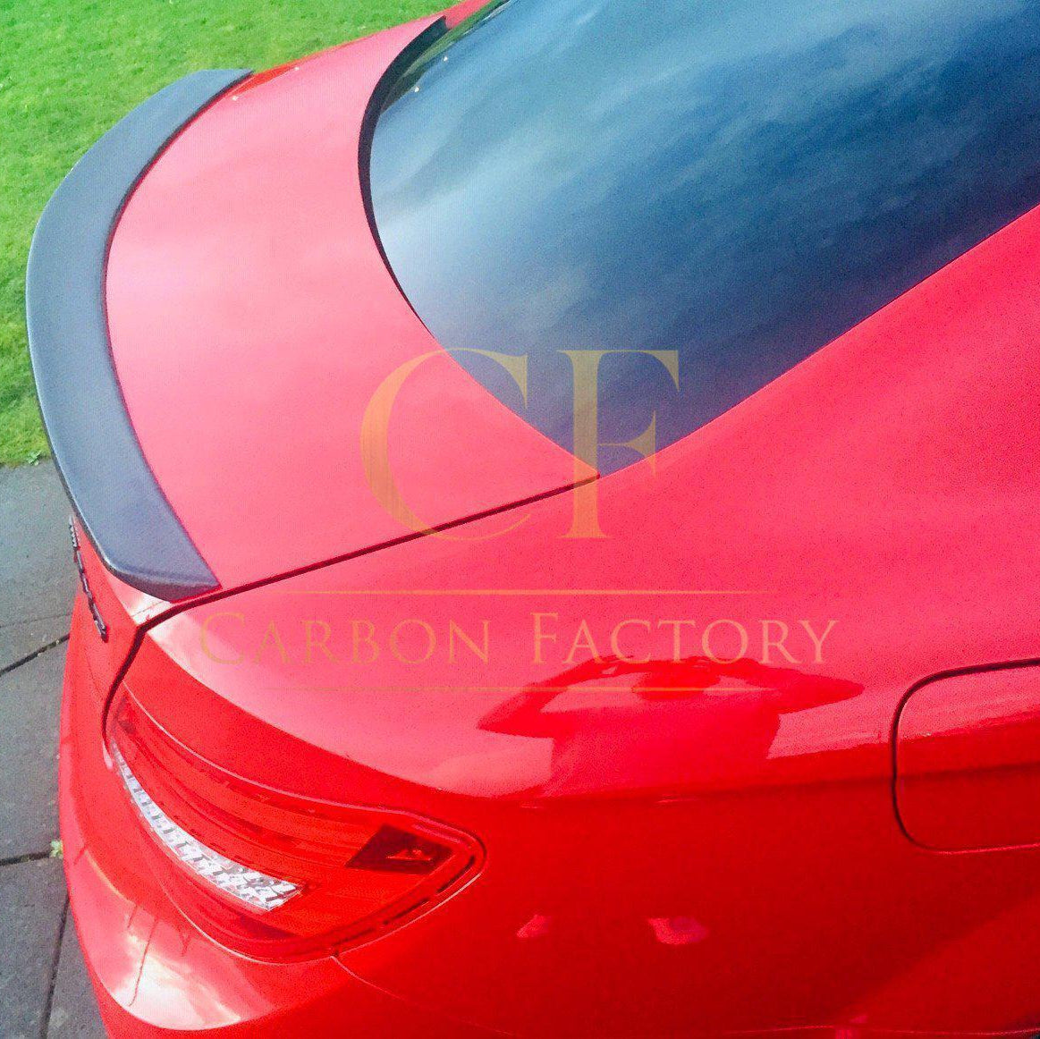 AMG Style Carbon Fibre Boot Spoiler for Mercedes Benz W204 C Class Saloon 07-14 - Carbon Factory