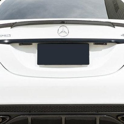 Brabus Style Carbon Fibre Boot Spoiler for Mercedes Benz W205 C Class 15-21 - Carbon Factory