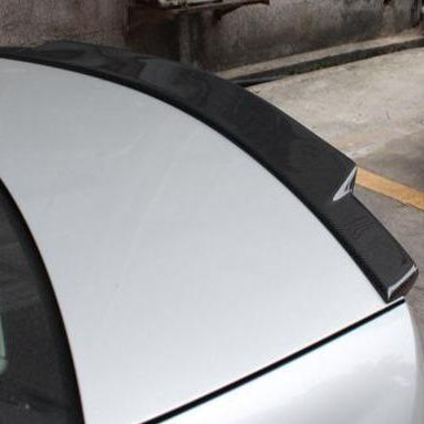 C74 Style Carbon Fibre Boot Spoiler for Mercedes Benz W204 C Class Saloon 07-14 - Carbon Factory