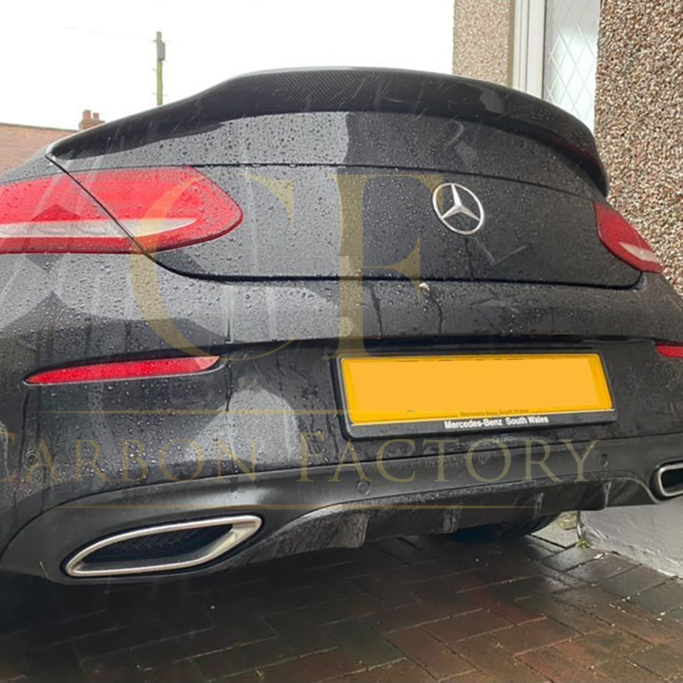 PSM Style Carbon Fibre Boot Spoiler for Mercedes Benz W205 C Class 15-21 - Carbon Factory