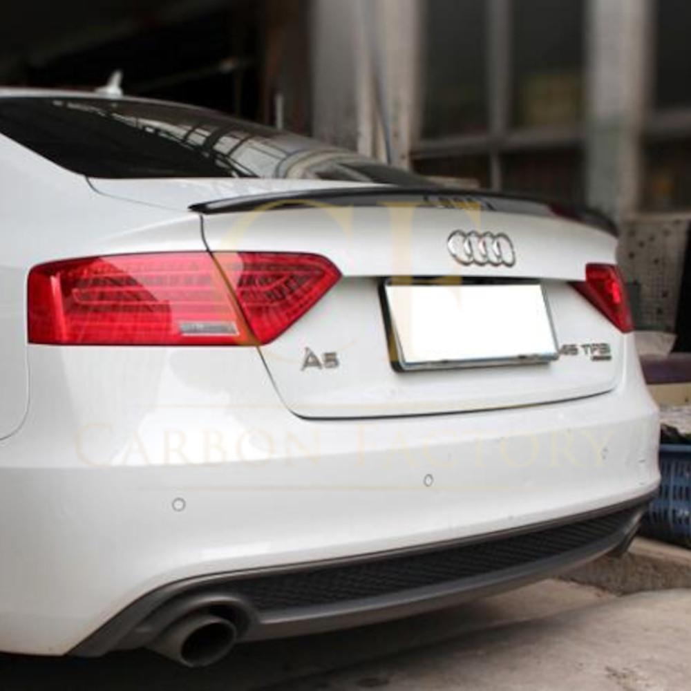 S5 Style Carbon Fibre Boot Spoiler for Audi B8 B8.5 A5 07-16 - Carbon Factory