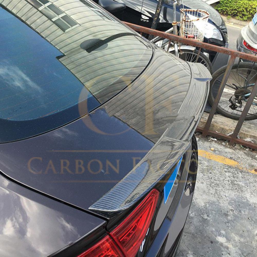 V Style Carbon Fibre Boot Spoiler for Audi B8 B8.5 A5 07-16 - Carbon Factory
