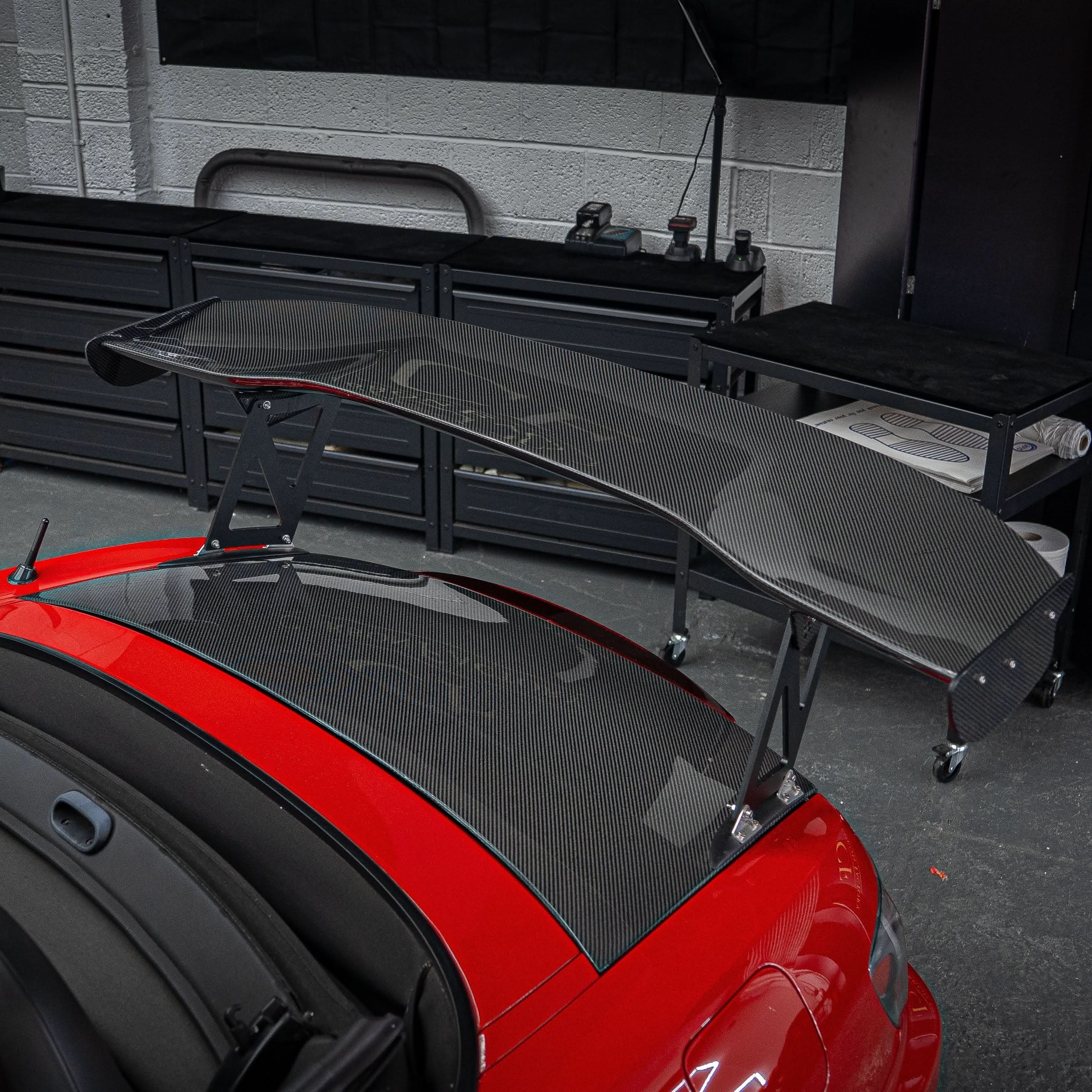 J's Racing Style Carbon Fibre GT Wing Spoiler for Honda S2000 99-09 - Carbon Factory