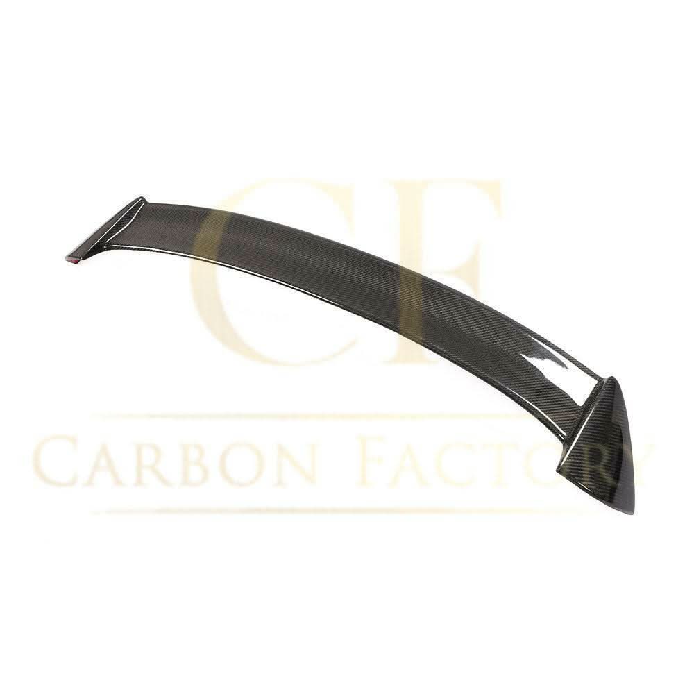 3D style carbon fibre roof spoiler for BMW 1 Series F20 F21, enhancing aerodynamics and sporty appearance.