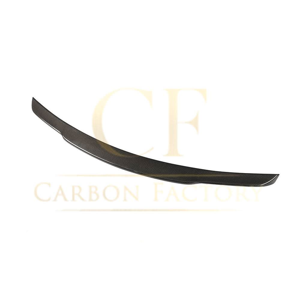 AMG-style carbon fiber boot spoiler for Mercedes-Benz W222 S-Class saloon 2014-2020, showcasing sleek aerodynamic design.