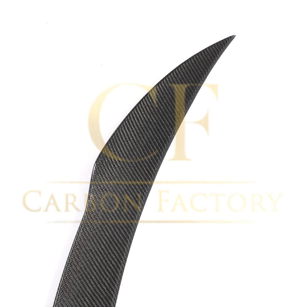 Carbon fibre boot spoiler for Mercedes Benz A205 C-Class Convertible 2015-2021, AMG style, enhances sporty look and aerodynamics.
