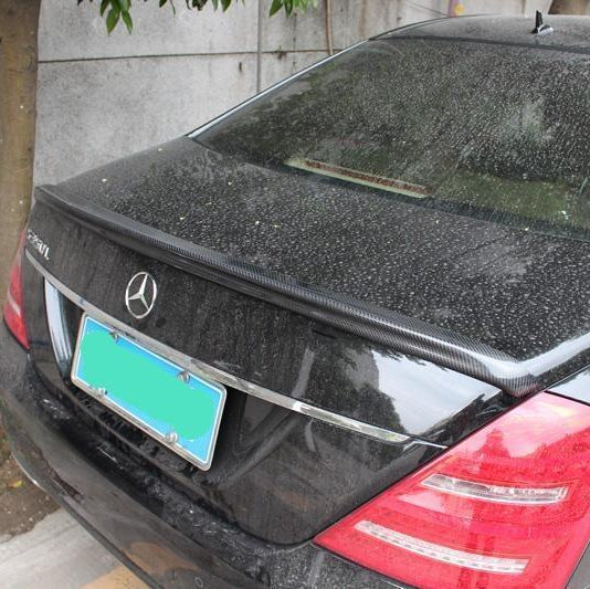 AMG Style Carbon Fibre Boot Spoiler for Mercedes Benz W221 S Class 06-13 - Carbon Factory