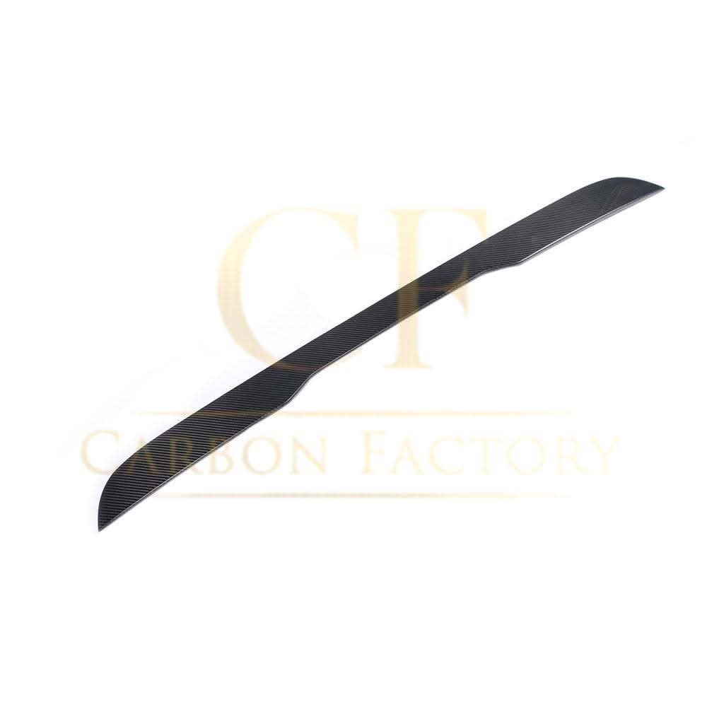 Carbon Fibre roof spoiler for Mercedes-Benz W222 S-Class Saloon, AMG style, enhancing aerodynamics and sporty look.