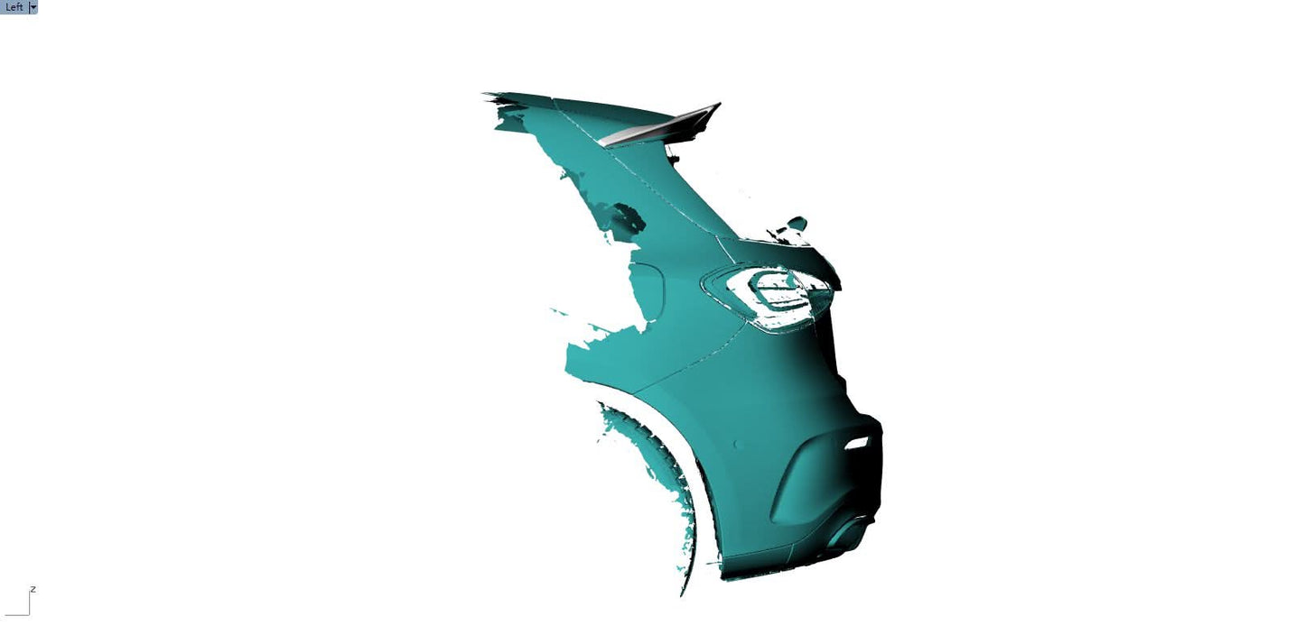 Brabus Style Carbon Fibre Roof Spoiler for Mercedes Benz W177 A Class Hatchback 18-Present - Carbon Factory