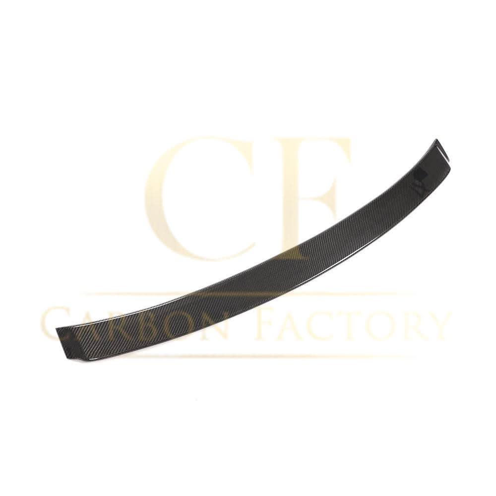 Carbon fibre roof spoiler for Audi A3 S3 RS3 saloon models 2013-2020, enhancing sporty look and aerodynamics.