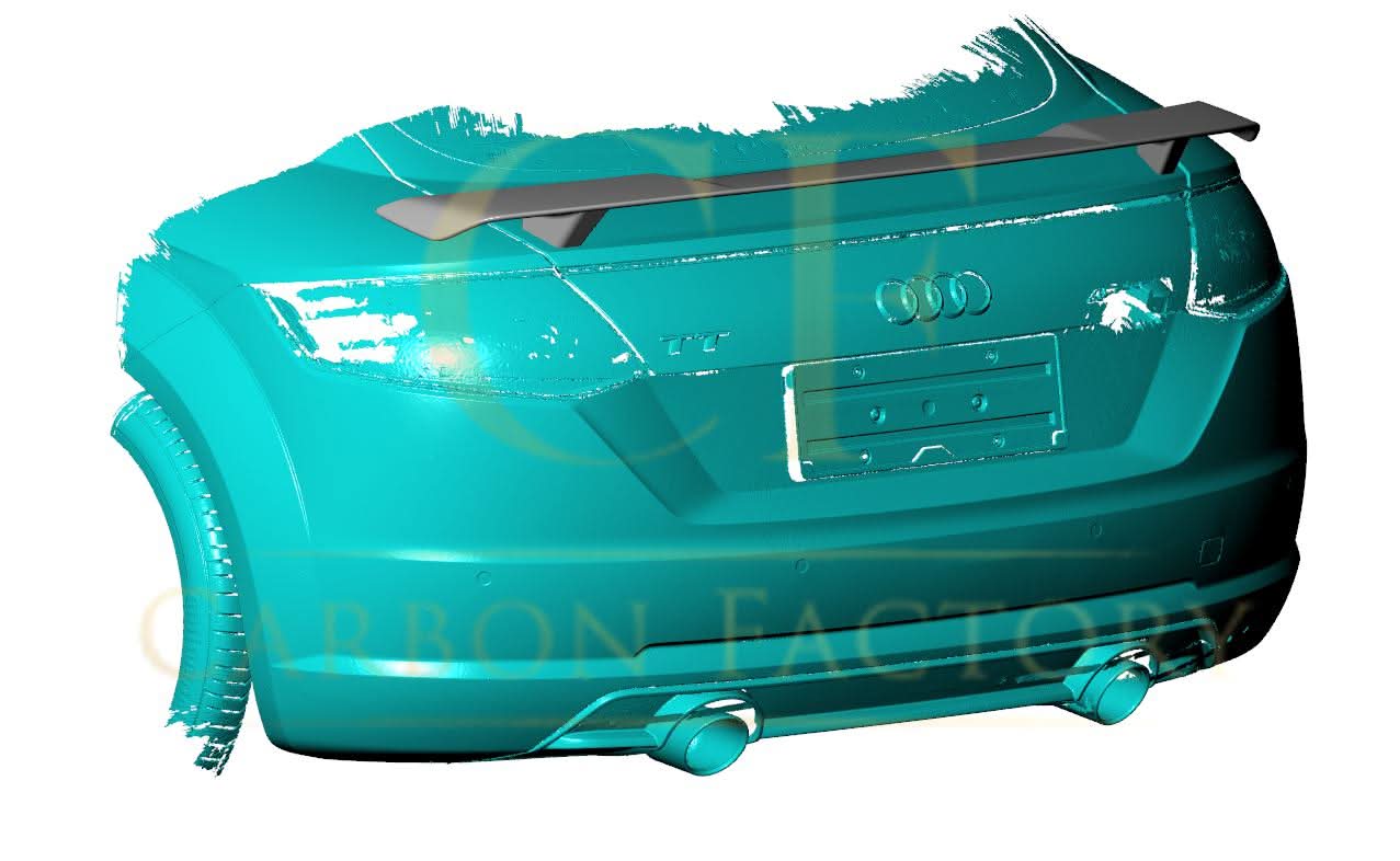CF Style Carbon Fibre Boot Spoiler for Audi 8S TT TTS MK3 15-20 - Carbon Factory