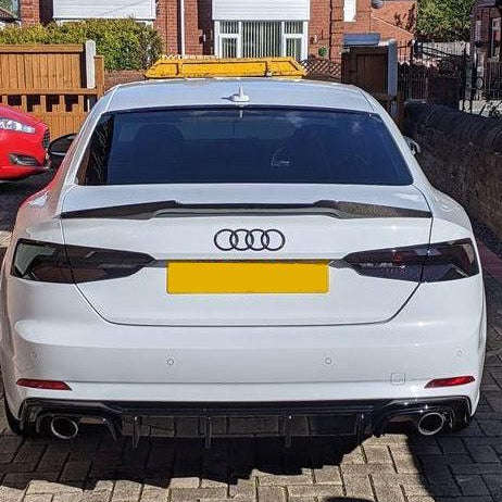 CF Style Carbon Fibre Boot Spoiler for Audi B9 A5 S5 RS5 2 Door 17-24 - Carbon Factory