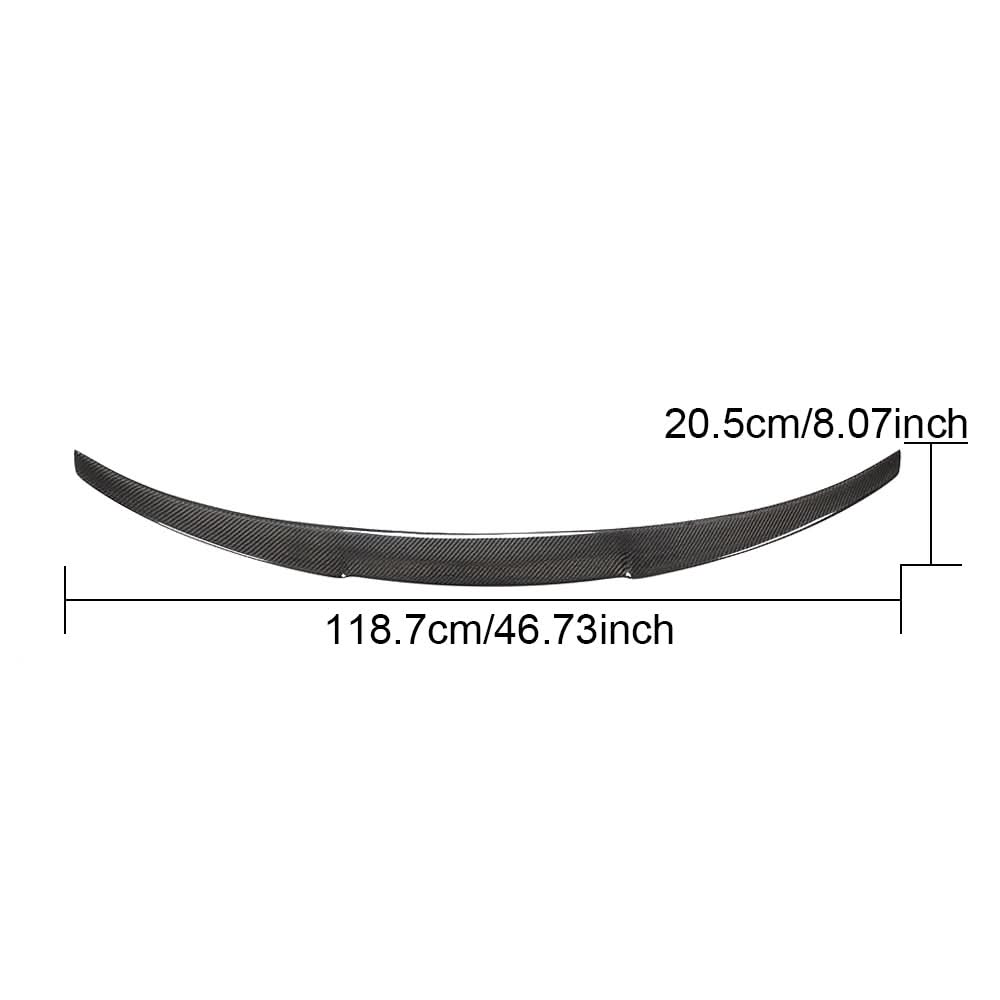 CS Style Carbon Fibre Boot Spoiler for BMW 4 Series F32 Coupe 14-20 - Carbon Factory
