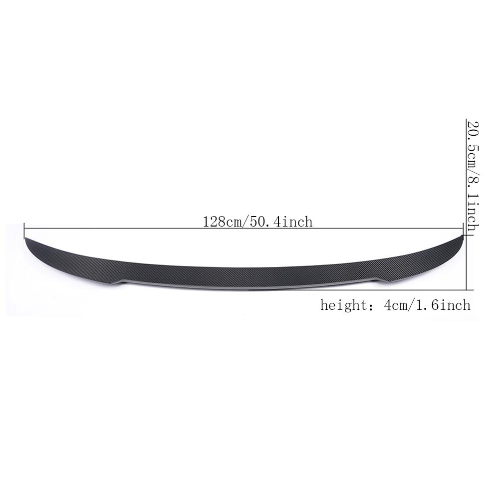 CS Style Carbon Fibre Boot Spoiler for BMW 4 Series F33 Convertible inc F83 M4 14-20 - Carbon Factory
