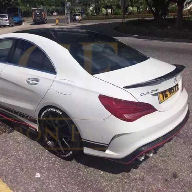 FD Style Carbon Fibre Boot Spoiler for Mercedes Benz W117 CLA 13-19 - Carbon Factory