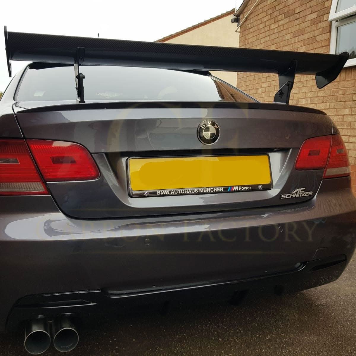 GTS Style Carbon Fibre Boot Spoiler for BMW 3 Series E90 E92 E93 inc M3 07-13 - Carbon Factory