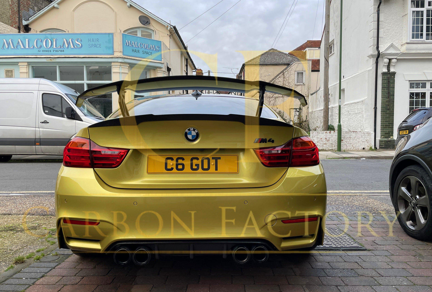GTS V Style Carbon Fibre Boot Spoiler for BMW F80 M3 F82 F83 M4 14-20 - Carbon Factory