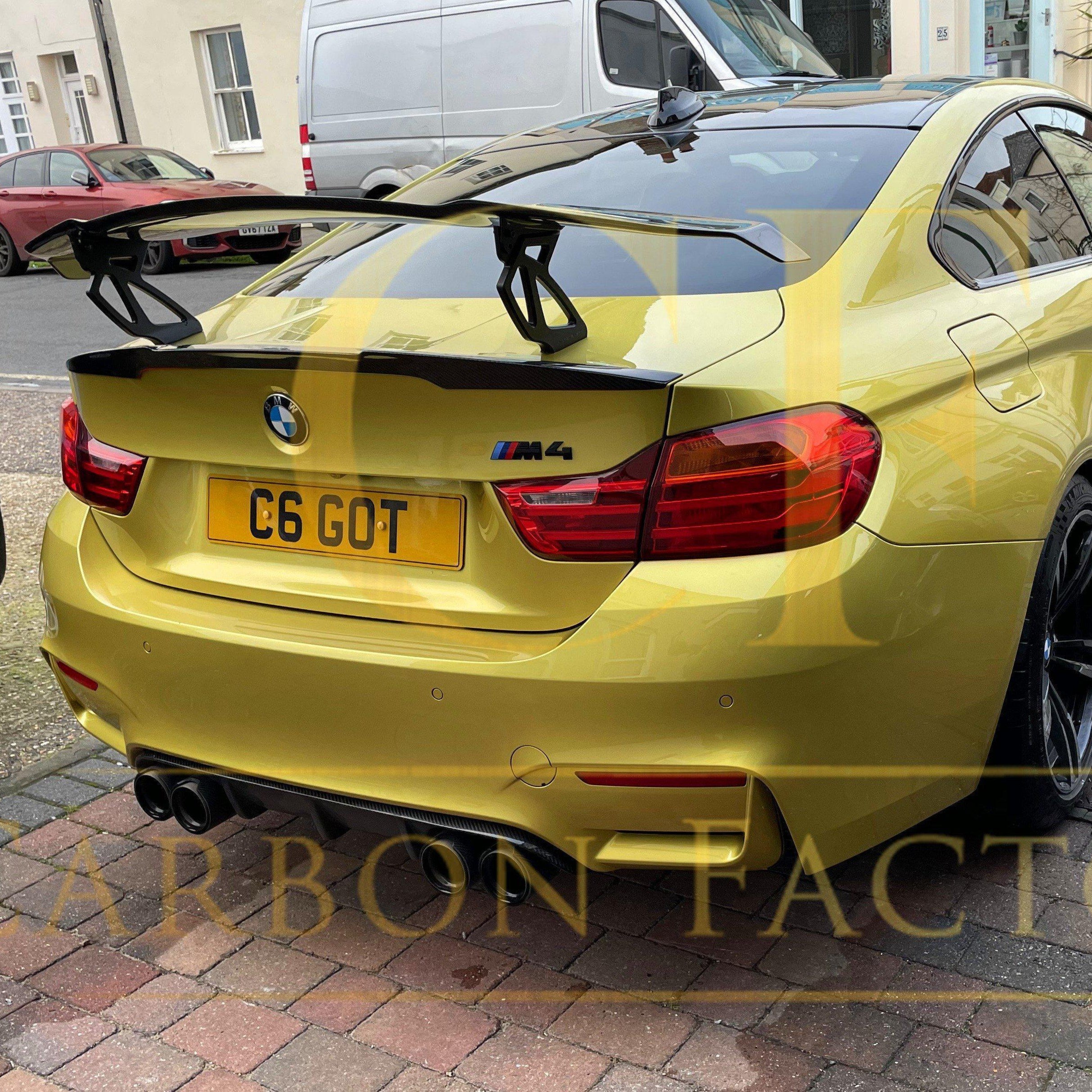 GTS V Style Carbon Fibre Boot Spoiler for BMW F80 M3 F82 F83 M4 14-20 - Carbon Factory