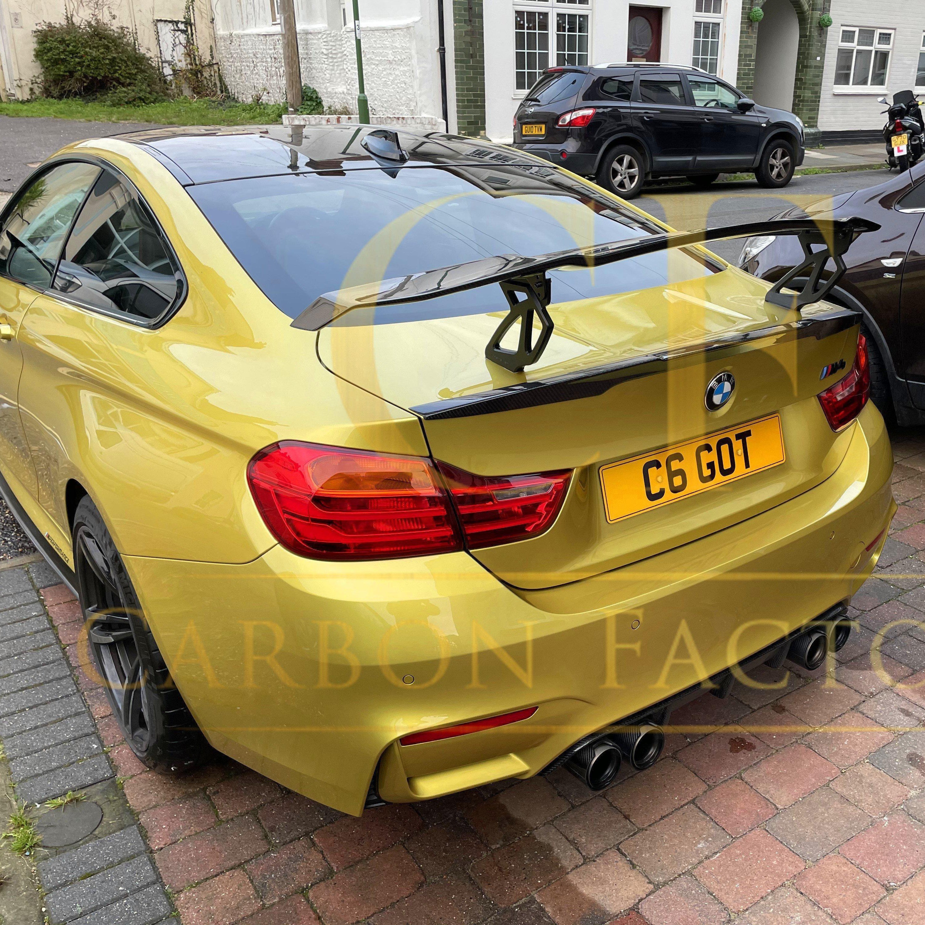 GTS V Style Carbon Fibre Boot Spoiler for BMW F80 M3 F82 F83 M4 14-20 - Carbon Factory
