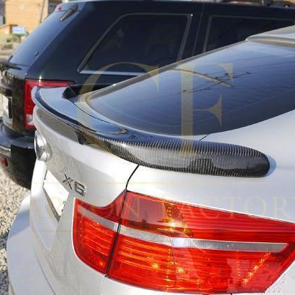 H Style Carbon Fibre Boot Spoiler for BMW E71 X6 09-14 - Carbon Factory