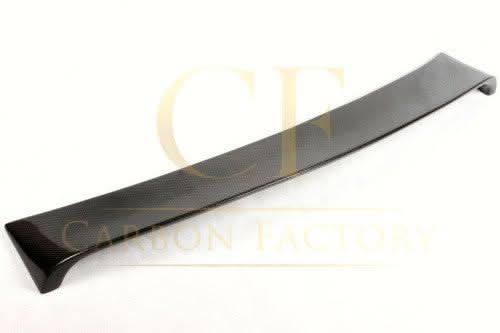 H-style carbon fibre roof spoiler for BMW 3 Series E92 coupe and M3, sleek aerodynamic design enhances sporty look.