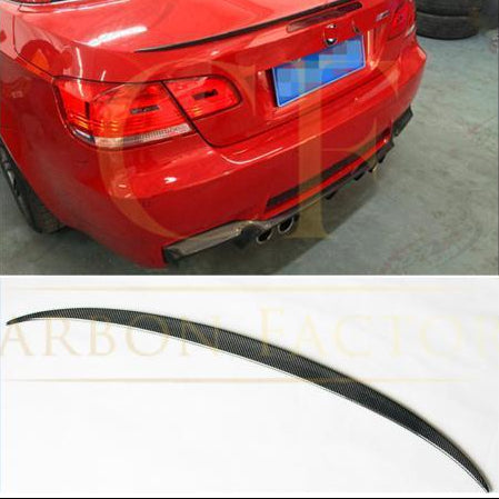 M3 Style Carbon Fibre Boot Spoiler for BMW 3 Series E90 Saloon inc M3 07-13 - Carbon Factory