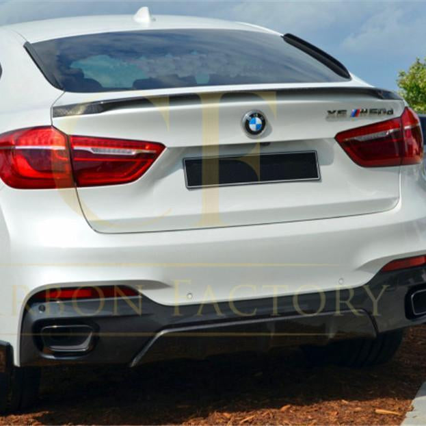 MP B Style Carbon Fibre Boot Spoiler for BMW F16 X6 F86 X6M 15-18 - Carbon Factory