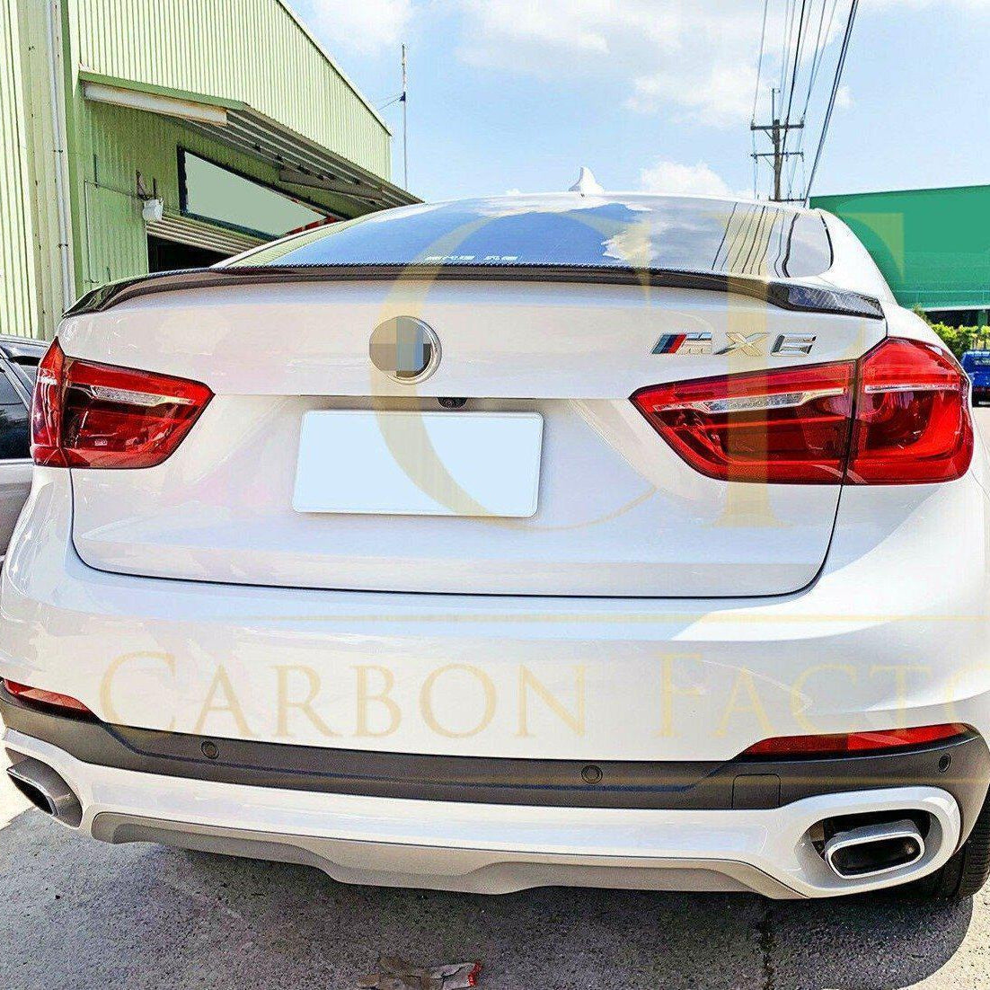 MP B Style Carbon Fibre Boot Spoiler for BMW F16 X6 F86 X6M 15-18 - Carbon Factory