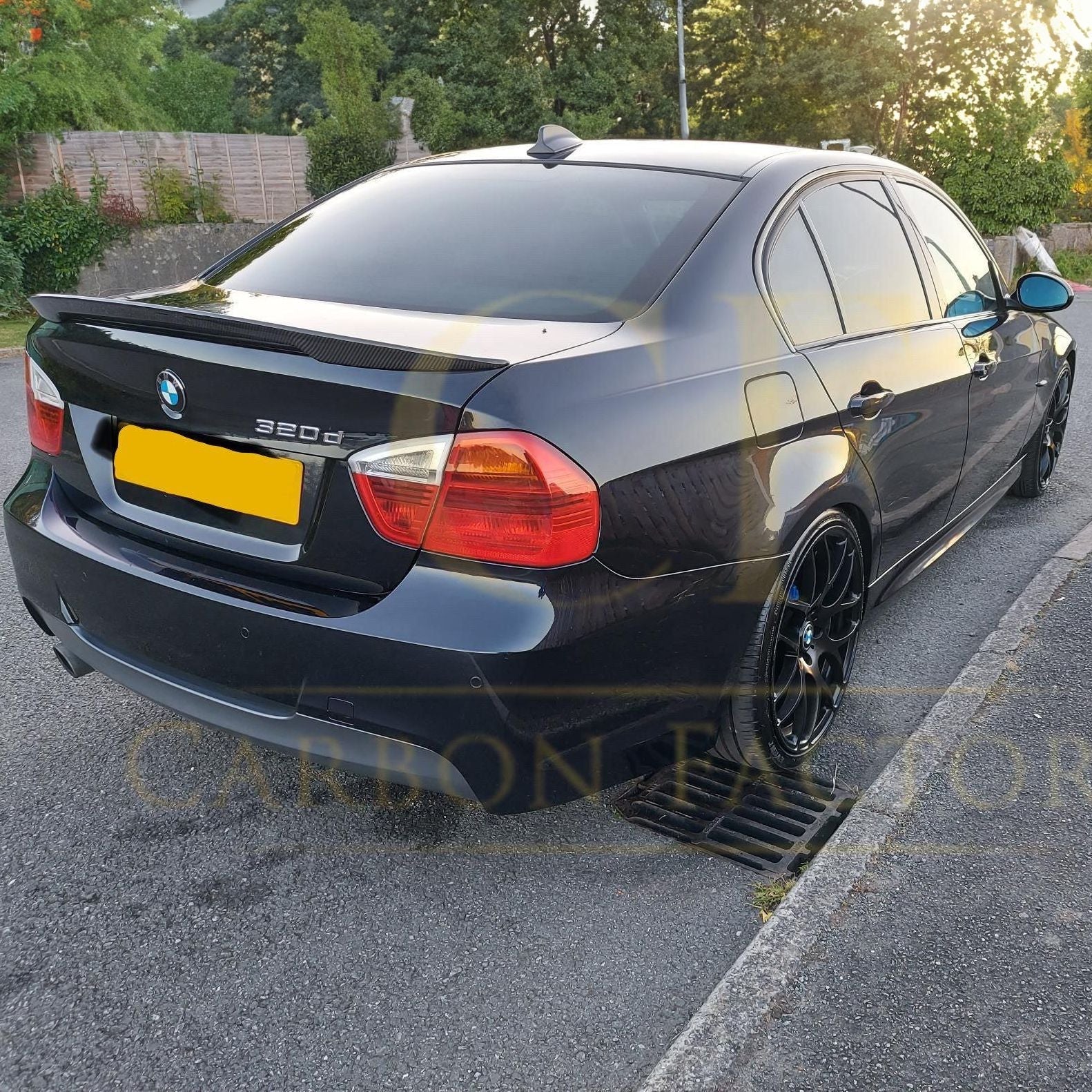 MP Style Carbon Fibre Boot Spoiler for BMW 3 Series E90 Saloon inc M3 07-13 - Carbon Factory