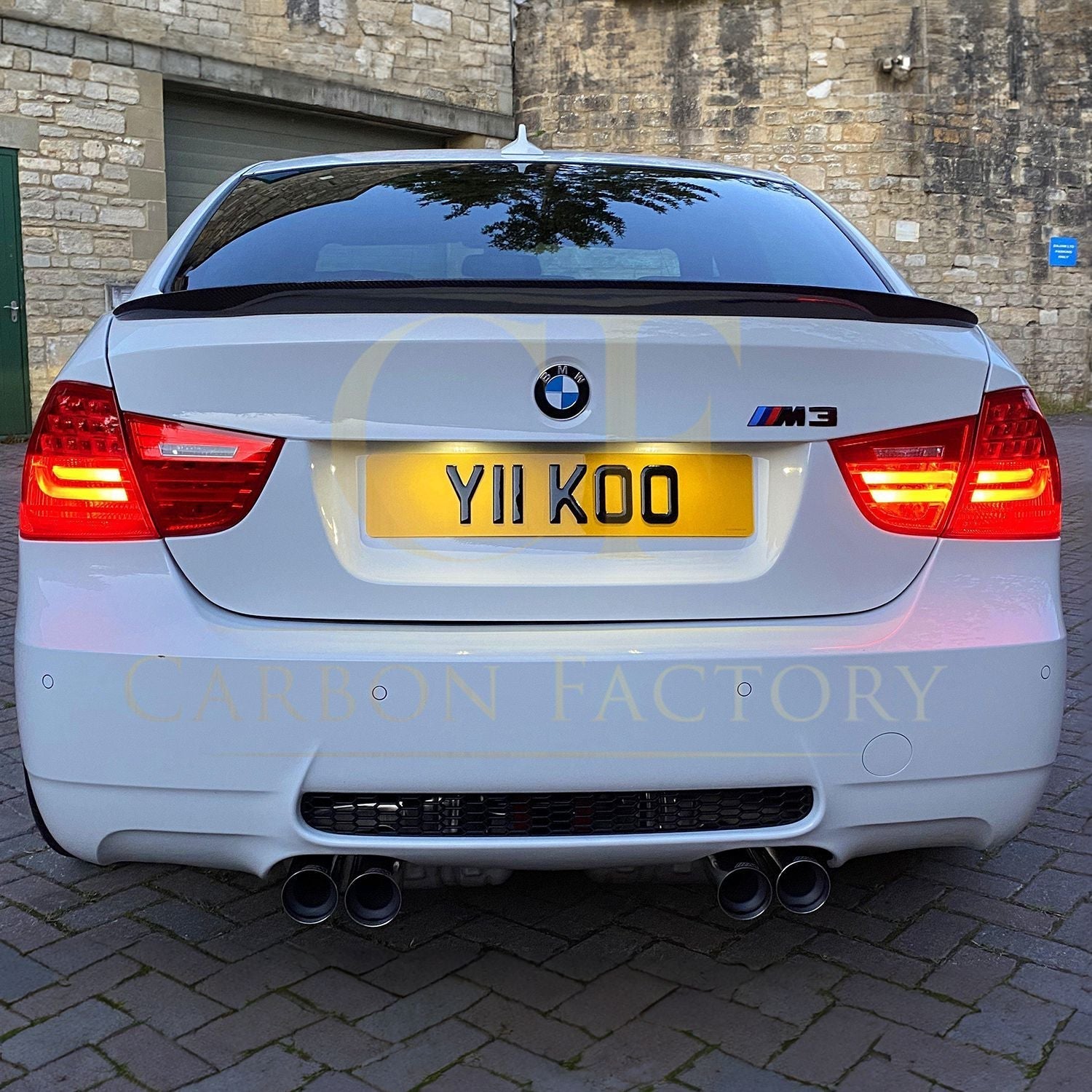 MP Style Carbon Fibre Boot Spoiler for BMW 3 Series E90 Saloon inc M3 07-13 - Carbon Factory