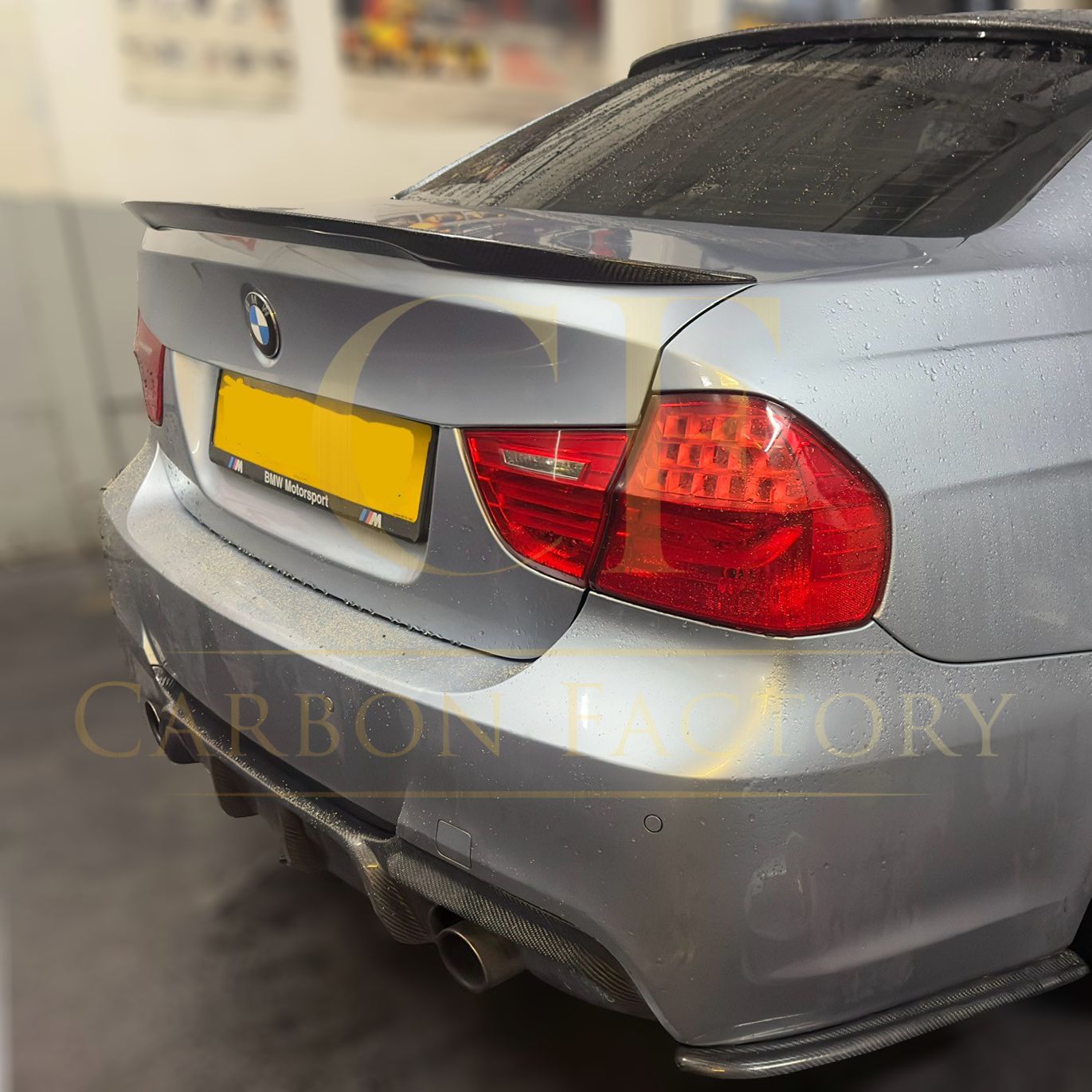 MP Style Carbon Fibre Boot Spoiler for BMW 3 Series E90 Saloon inc M3 07-13 - Carbon Factory